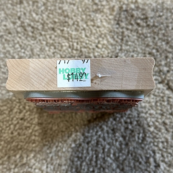 HOBBY LOBBY Baby it’s Cold Outside & Flower Rubber Stamp - Picture 3 of 6